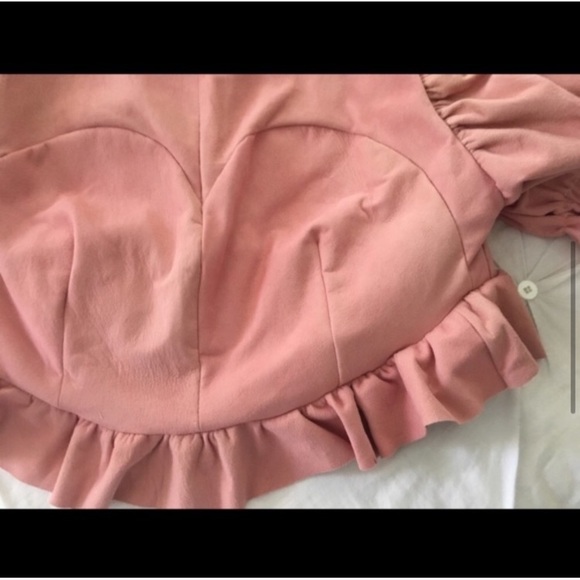 Free People x Mangrami 💕 crop top suede bustier - Picture 4 of 8